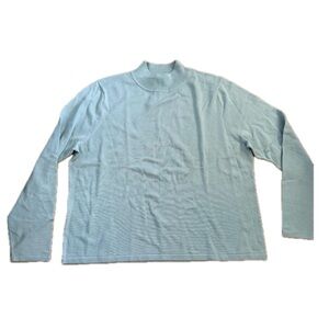 Pendleton Women’s Aqua Blue Mock Neck Sweater